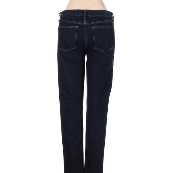 J.Crew Jeans Toothpick Blue Classic Straight Leg Low Waist Size #159 - Picture 3 of 4